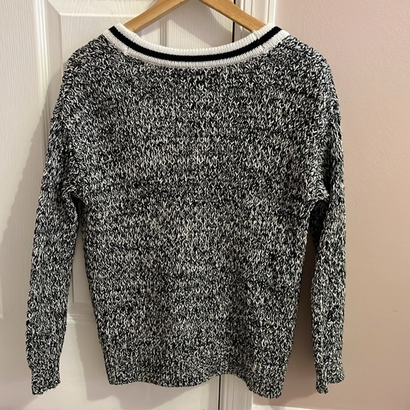 Maeve Anthropologie Tweed Boyfriend Cardigan Preppy Knit Classic Sweater Size XS - Picture 7 of 12